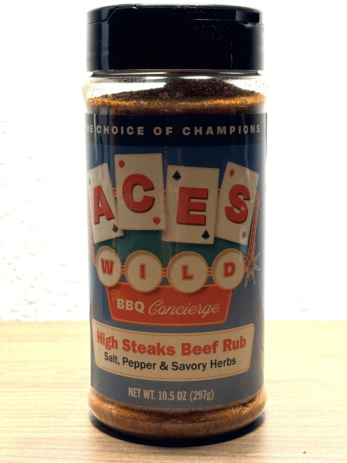 Ace’s Wild High Steaks Beef Rub Big Jim Hudgins